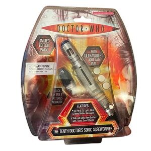 DOCTOR WHO The 10th Doctor’s Sonic Screwdriver Limited Edition Pack SEALED NIB